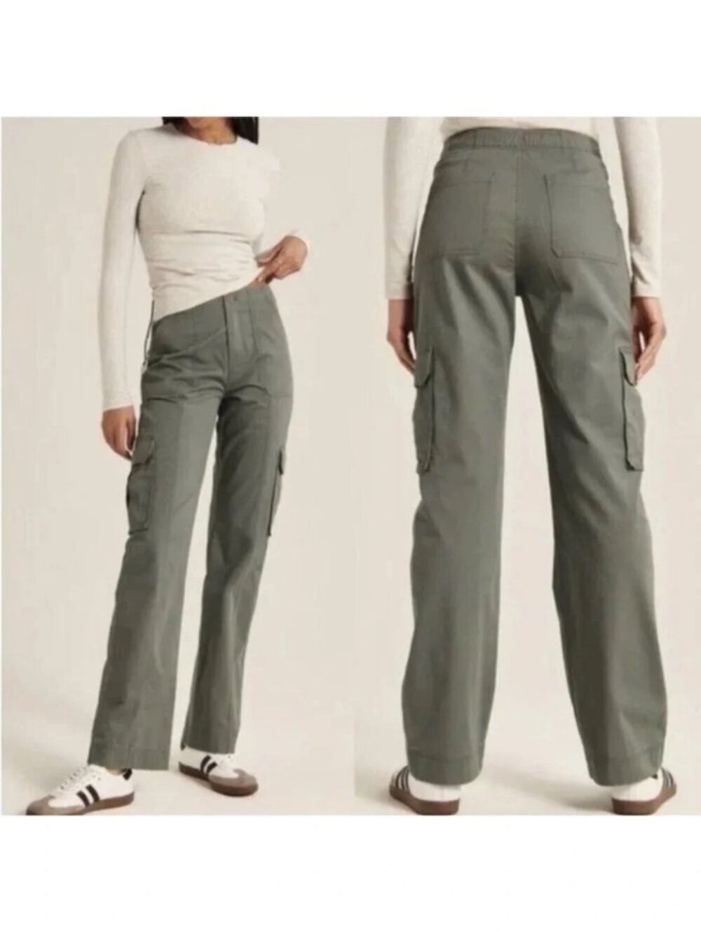 Abercrombie Women’s green Cargo Pants